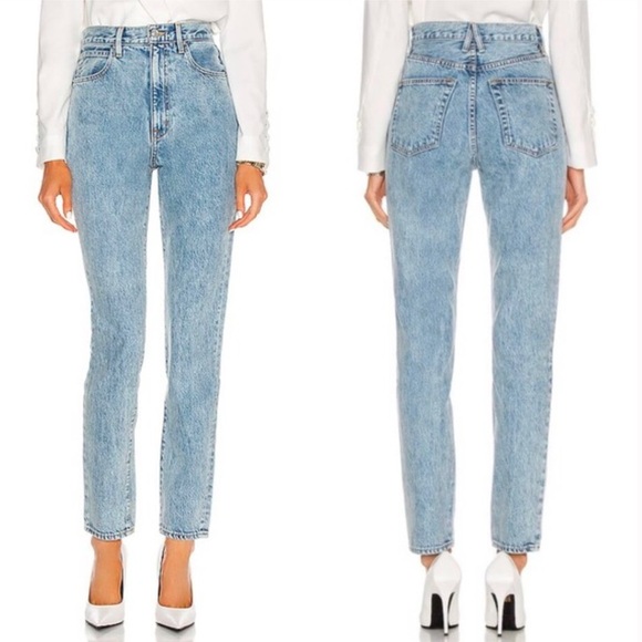 SLVRLAKE High Rise Denim Slim Ankle Jean in Daydream - Picture 1 of 12